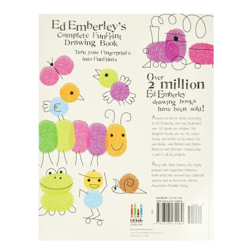 ✨NEW✨ Ed Emberley's Complete FunPrint Drawing Book - Picture 2 of 7